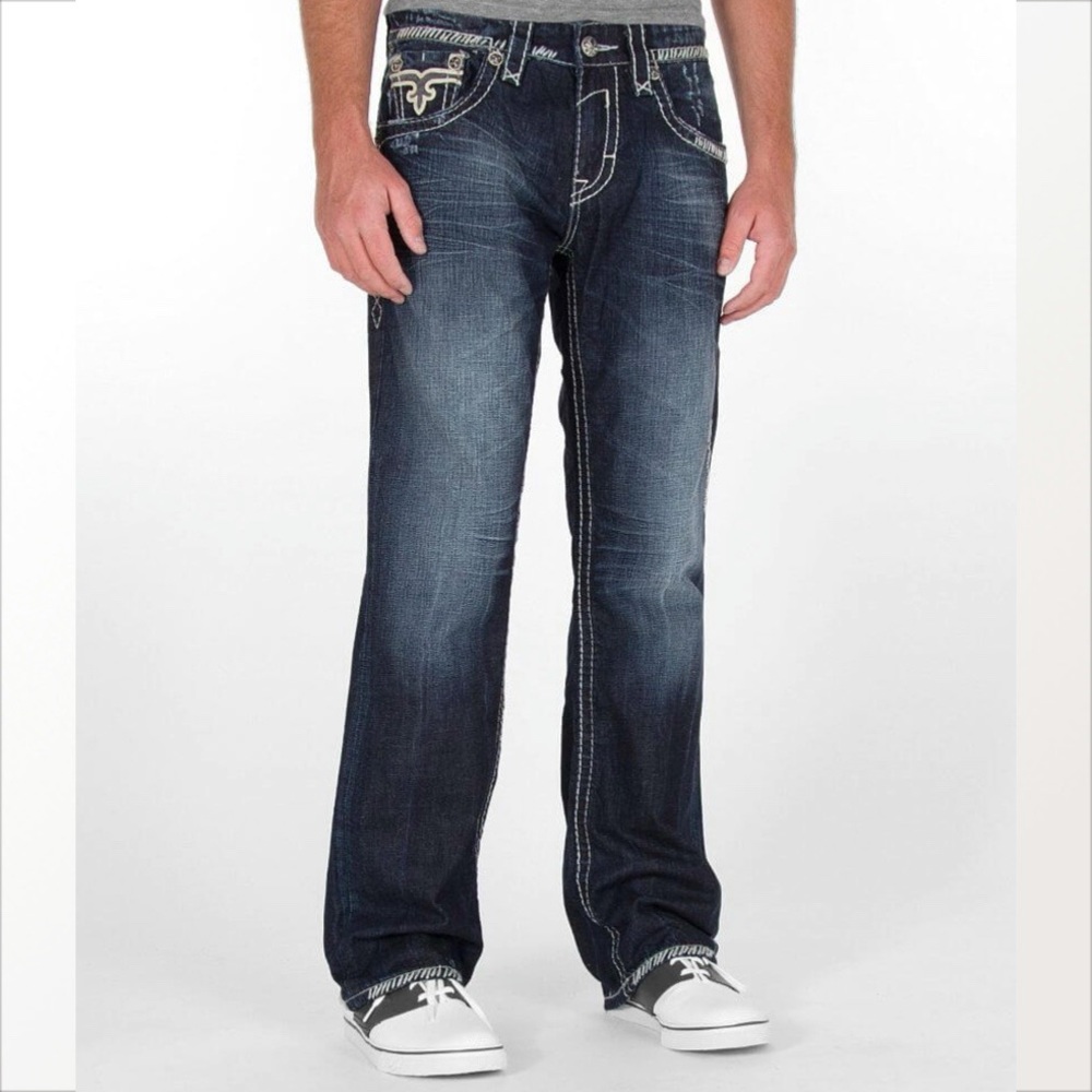 Rock Revival Richie Men’s 38 Relaxed Straight Leg